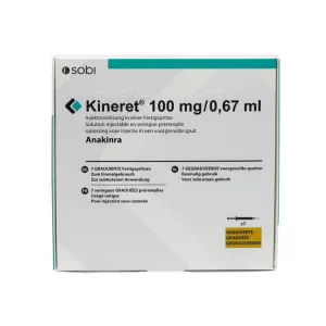 Кинерет (Анакинра) р-р для ин. 100мг №7