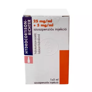 Гидрокортизон Рихтер суспензия (ампулы) 25мг+5мг/мл 5мл №1