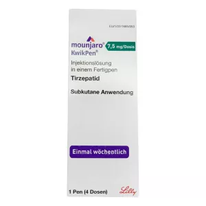 Мунджаро 7,5 мг / доза 4 дозы :: Тирзепатид Mounjaro KwikPen