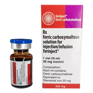 Феринжект (Феринджект) Железа карбоксимальтозат 500мг :: Ferinject раствор для в/в 50мг/мл 10мл фл. №1