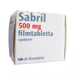 Фото Сабрил (Вигабатрин) таблетки 500мг №100 (100 таблеток)